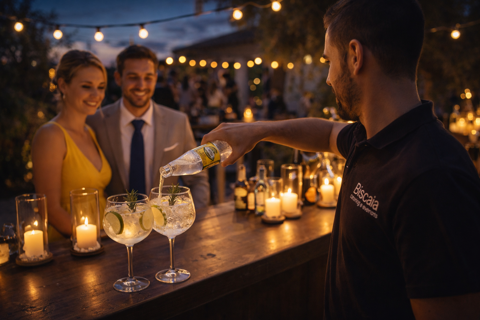 Cocktails e jantares privados